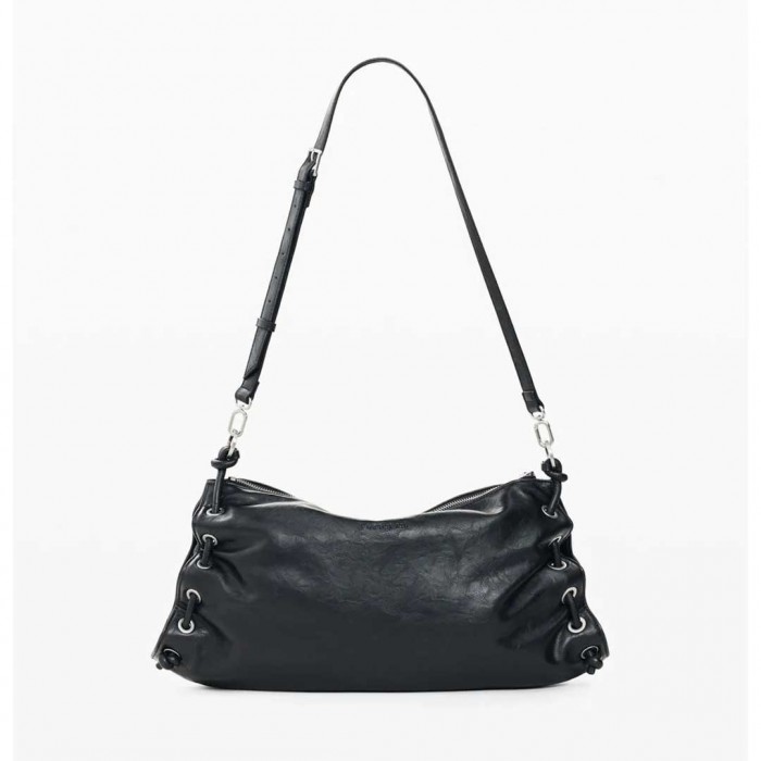 DESIGUAL WOMAN Medium Embroidered Bag BLACK 1 DESIGUAL WOMAN Medium Embroidered Bag BLACK 1