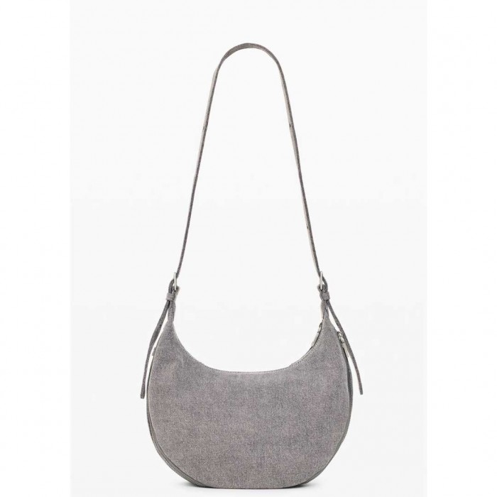 DESIGUAL WOMAN Medium Mickey™ Denim Bag GRAY