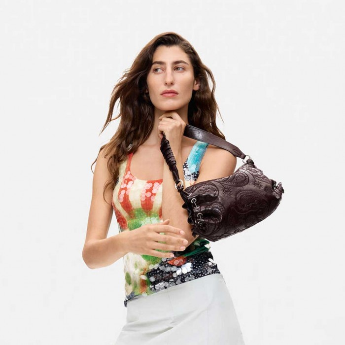 DESIGUAL WOMAN Medium Bag BURGUNDY