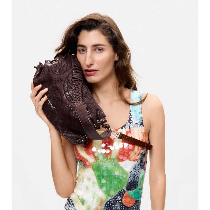 DESIGUAL WOMAN Medium Bag BURGUNDY