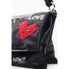 DESIGUAL WOMAN Medium Quilted Bag BLACK 2