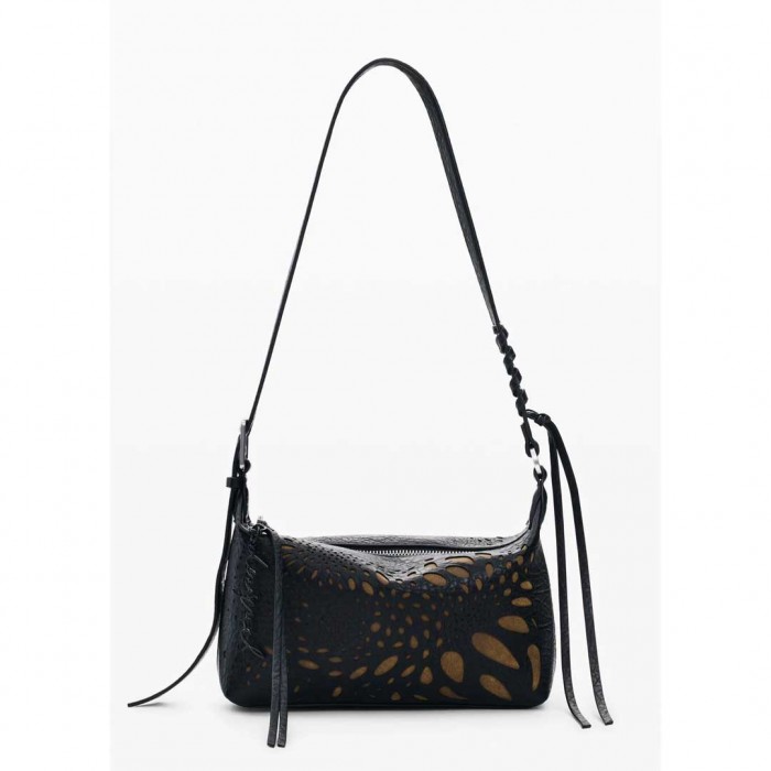 DESIGUAL WOMAN Medium Cut-out Bag BLACK