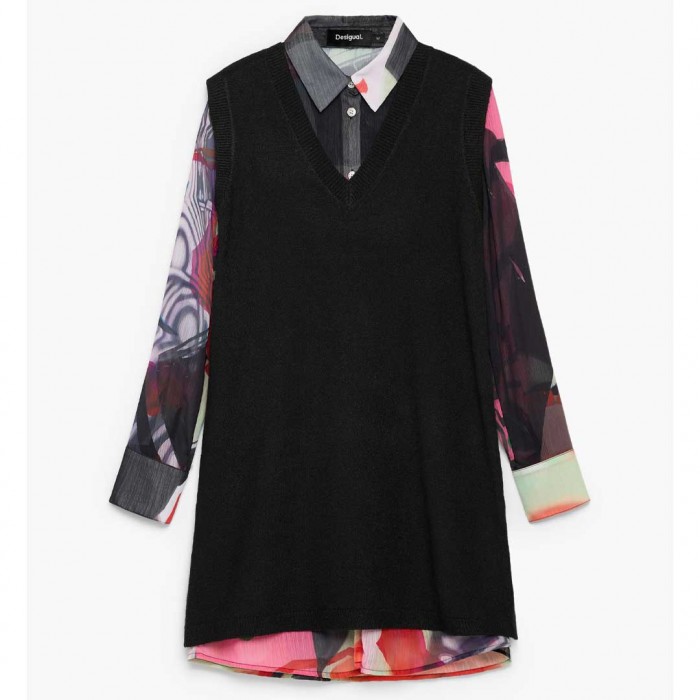 DESIGUAL WOMAN 2-in-1 shirt dress M. C. Lacroix