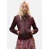 DESIGUAL WOMAN Jacket Leather Effect BORDO