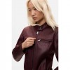 DESIGUAL WOMAN Jacket Leather Effect BORDO