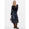 DESIGUAL WOMAN LONG DRESS 2 IN 1 DARK BLUE