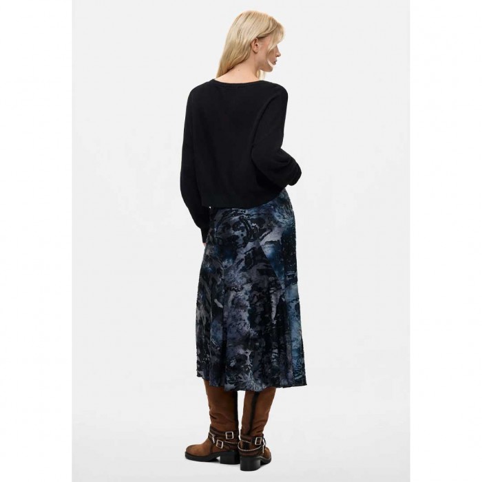 DESIGUAL WOMAN LONG DRESS 2 IN 1 DARK BLUE