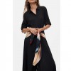 DESIGUAL WOMAN Midi Shirt Dress BLACK