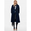 DESIGUAL WOMAN Straight jacquard coat BLUE