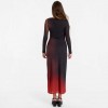 DESIGUAL WOMAN LONG DRESS BERLIN BLACK/ORANGE