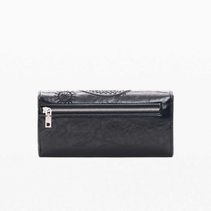 DESIGUAL WOMAN Large long wallet BLACK