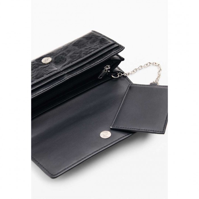DESIGUAL WOMAN Large long wallet BLACK
