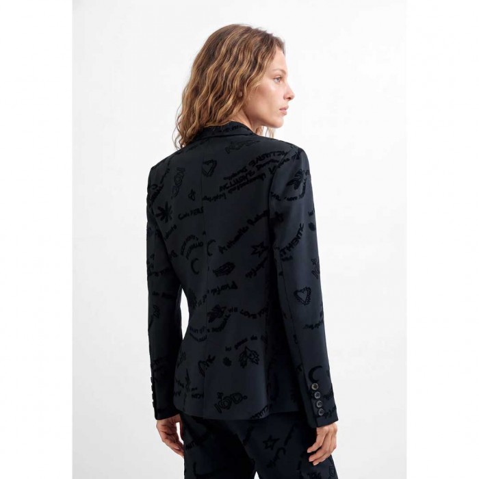 DESIGUAL WOMAN BLAZER BLACK