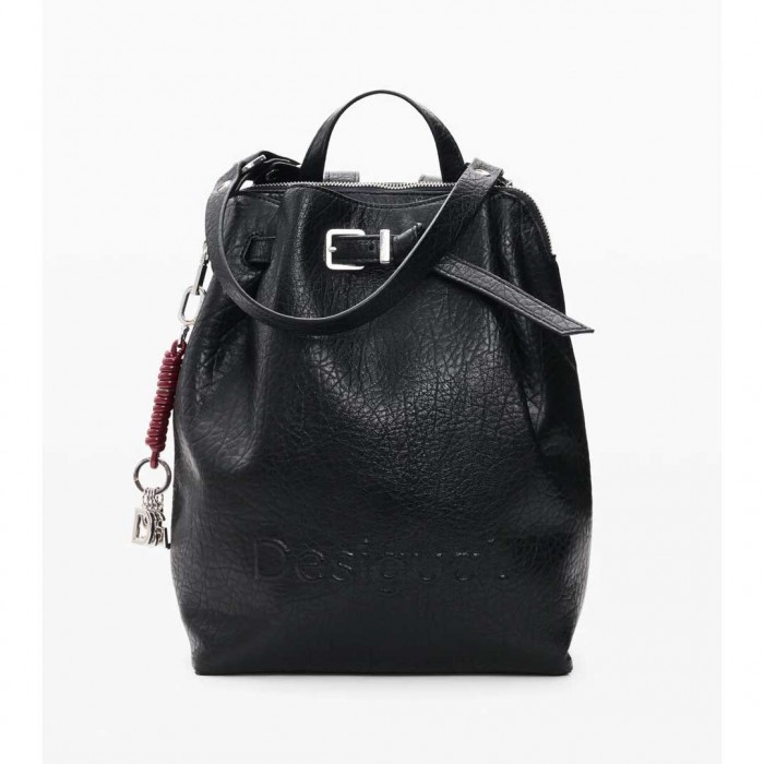 DESIGUAL WOMAN Medium backpack BLACK