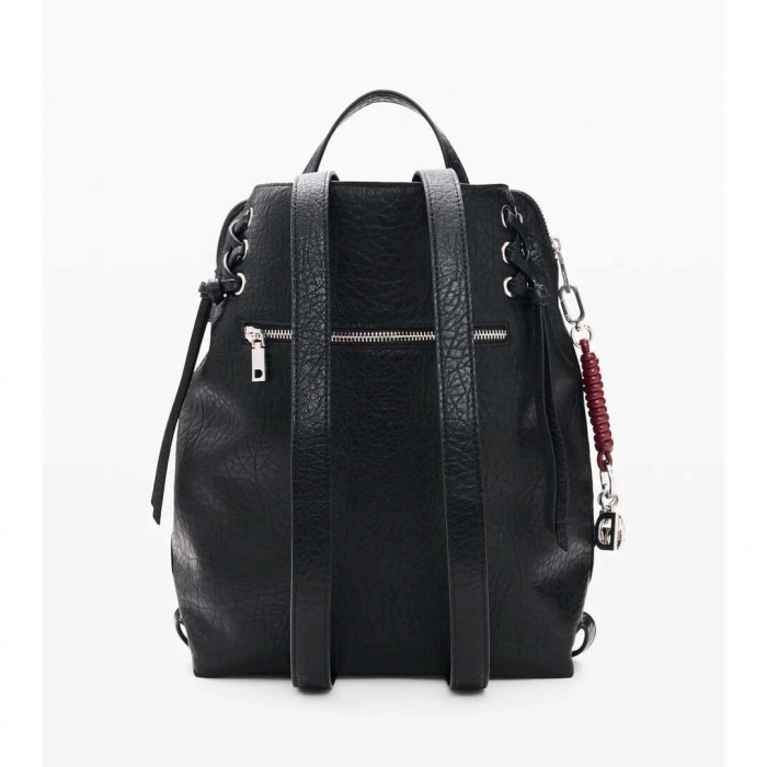 DESIGUAL WOMAN Medium backpack BLACK