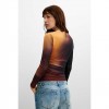 DESIGUAL WOMAN BLOUSE BERLIN ORANGE/BLACK