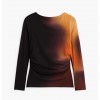 DESIGUAL WOMAN BLOUSE BERLIN ORANGE/BLACK