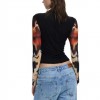 DESIGUAL WOMAN BLOUSE COLMO BLACK