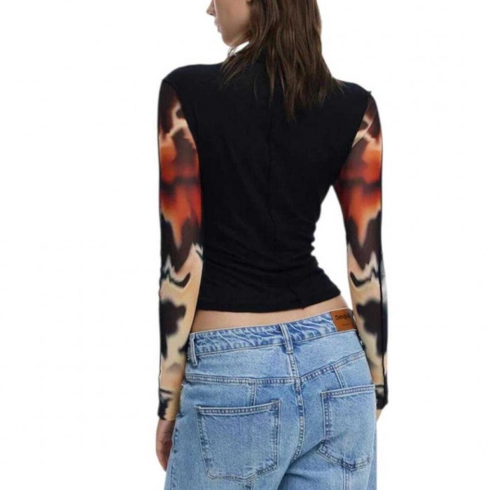 DESIGUAL WOMAN BLOUSE COLMO BLACK