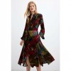 DESIGUAL WOMAN Long-Sleeve Midi Dress
