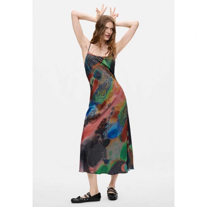DESIGUAL WOMAN LONG DRESS 2 IN 1