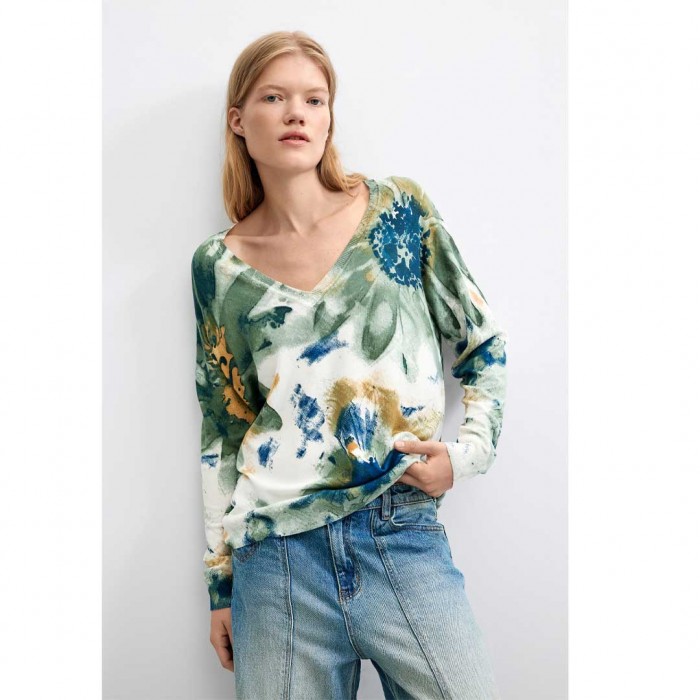 DESIGUAL WOMAN Thin Printed Sweater