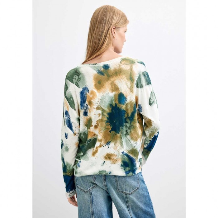 DESIGUAL WOMAN Thin Printed Sweater