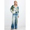 DESIGUAL WOMAN Thin Printed Sweater