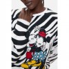 DESIGUAL WOMAN PULLOVER MICKEY BLACK/WHITE