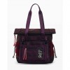 DESIGUAL WOMAN Medium waxed multi-position backpack BORDO