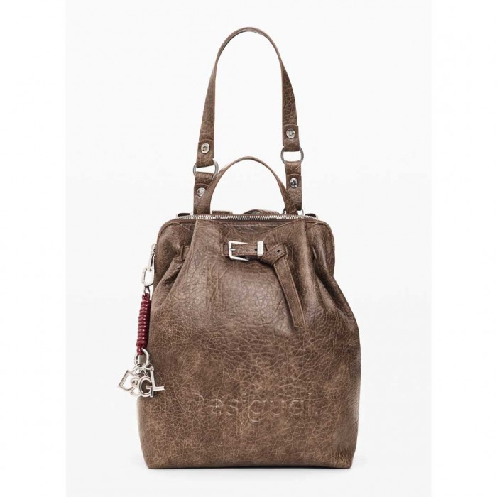 DESIGUAL WOMAN BACKPACK NEW CHOCO BROWN