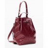 DESIGUAL WOMAN BAG LOGO LUENA DARK RED