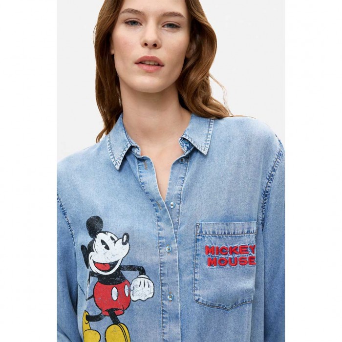 DESIGUAL WOMAN Mickey™ shirt JEAN BLUE