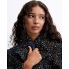 DESIGUAL Wool Women's Half Coat Black with Buttons