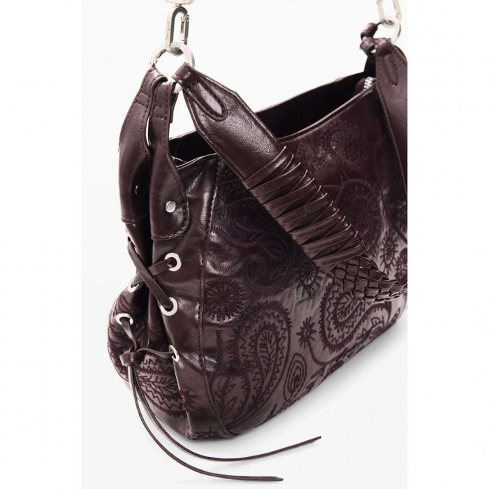 DESIGUAL WOMAN Medium Shoulder Bag BORDO