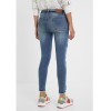 Skinny embroidered floral jeans DESIGUAL