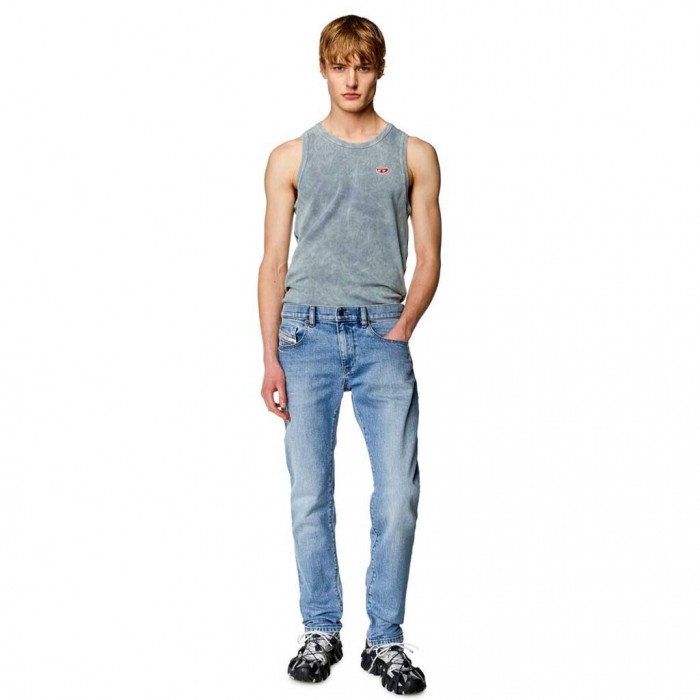 DIESEL Slim Jeans 2019 D-Strukt 0claf LIGHT BLUE