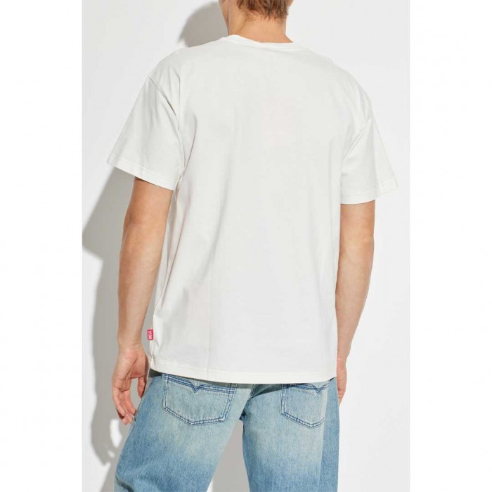 DIESEL T-shirt ‘T-NORM-V16’ WHITE DIESEL T-shirt ‘T-NORM-V16’ WHITE
