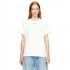 DIESEL Cotton T-shirt with metallic Oval D WHITE DIESEL Cotton T-shirt with metallic Oval D WHITE
