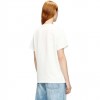 DIESEL Cotton T-shirt with metallic Oval D WHITE DIESEL Cotton T-shirt with metallic Oval D WHITE