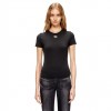 DIESEL Slim-fit T-shirt with metallic Oval D BLACK DIESEL Slim-fit T-shirt with metallic Oval D BLACK