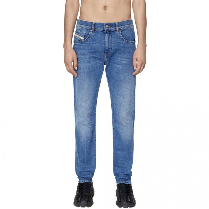 DIESEL 2019 D-Strukt 09d47 Slim Jeans LIGHT BLUE