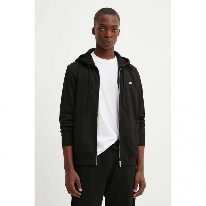 DIESEL S-GINN-HOOD-ZIP-K13 BLACK