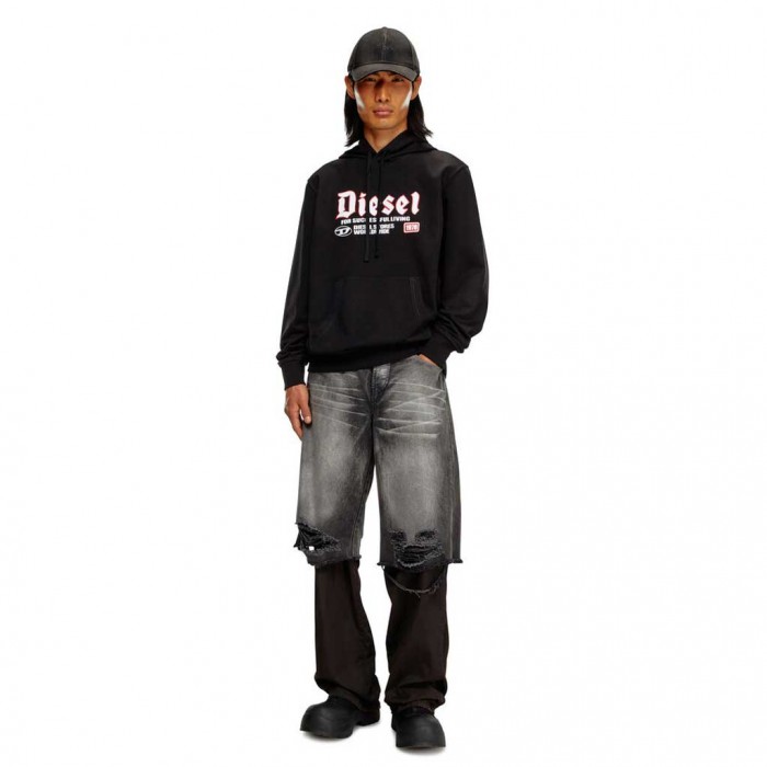 DIESEL S-Ginn-Hood-K45 BLACK