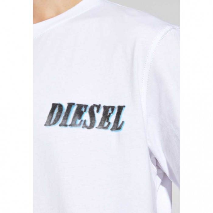 DIESEL T-SHIRT `T-ADJUST-K12` WHITE