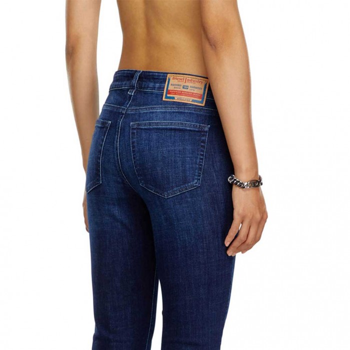 DIESEL WOMENS BOOTCUT JEAN BLUE