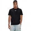 DIESEL T-shirt with metallic Oval D BLACK