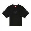 DIESEL Women's Crop T-shirt Black