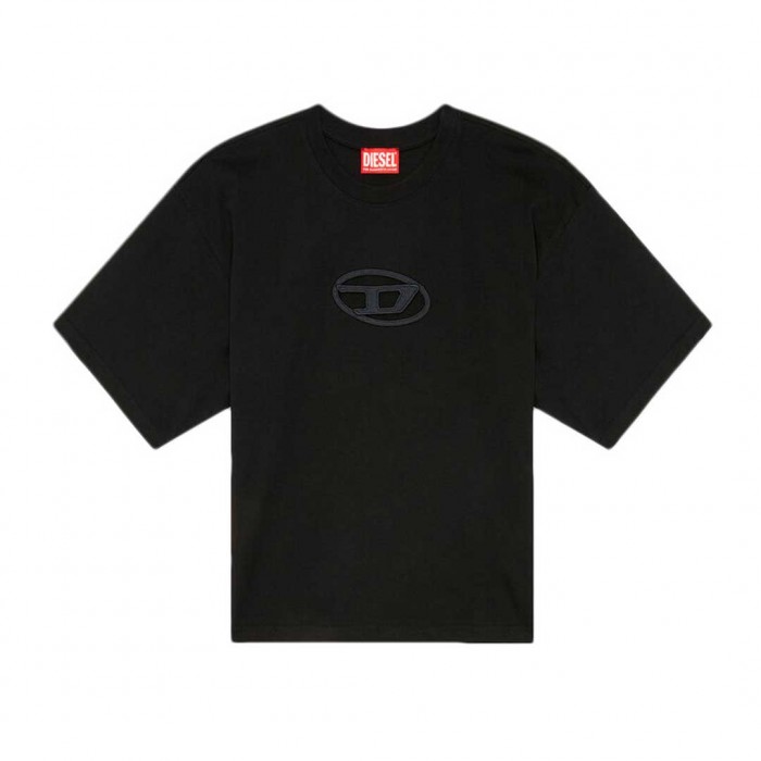 DIESEL Women's Crop T-shirt Black