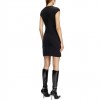 DIESEL D-ANGIEL MIDI DRESS WOMEN BLACK